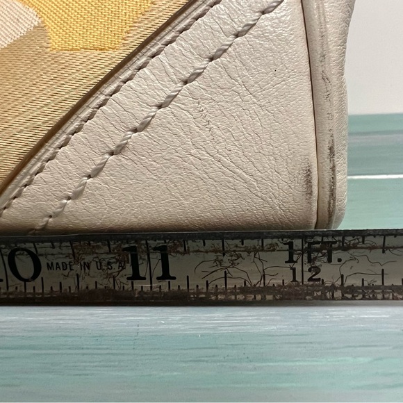 Coach Hampton Optic Signature Stripe Satchel - Picture 11 of 12